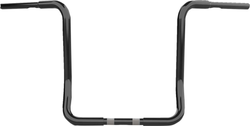 LA Choppers - LA Choppers 1-1/4 in. Twin Round Handlebars - Gloss Black - LA-7325-16B