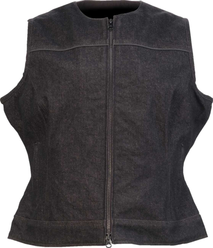Z1R - Z1R Denim Womens Vest - 2831-0106 - Black - X-Small