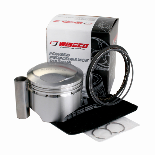 Wiseco - Wiseco Piston Kit - 0.50mm Oversize to 65.95mm, 10.5:1 Compression - 40060M06550