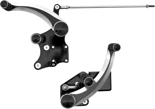 Accutronix - Accutronix Forward Controls with Master Cylinder - Diamond - Night Series - FC106-SIN