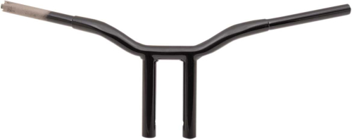 LA Choppers - LA Choppers 1-1/4in. Straight Risers for Welded Kage Fighter T-Bars - Gloss Black - LA-7337-10B