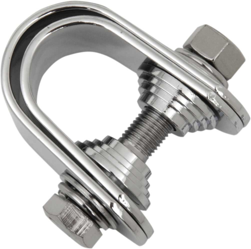 Drag Specialties - Drag Specialties Replacement Clamp Assembly for Mini Speedo and Tach - Chrome - 21-6808A1-BC202