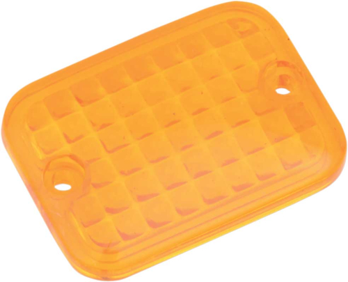 Drag Specialties - Drag Specialties Replacement Lens for Rectangular Mini Twin Marker Light - Amber - 165179