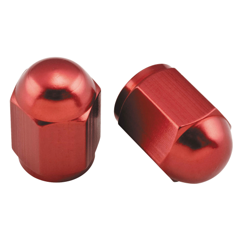 BikeMaster - BikeMaster Aluminum Valve Cap - Red - FHM051R