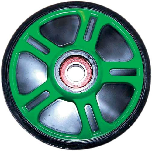 Parts Unlimited - Parts Unlimited Colored Idler Wheel - 5.63in. Thin x 20mm - Green - R5630M-2 305B