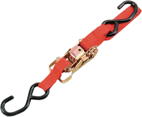 Parts Unlimited - Parts Unlimited Heavy Duty Ratcheting Tie-Down - Red - 3920-0081