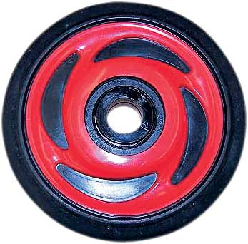 Parts Unlimited - Parts Unlimited Colored Idler Wheel - 5.35in. x .75in. (With Insert) - Indy Apple Red - R5350J-2 104C
