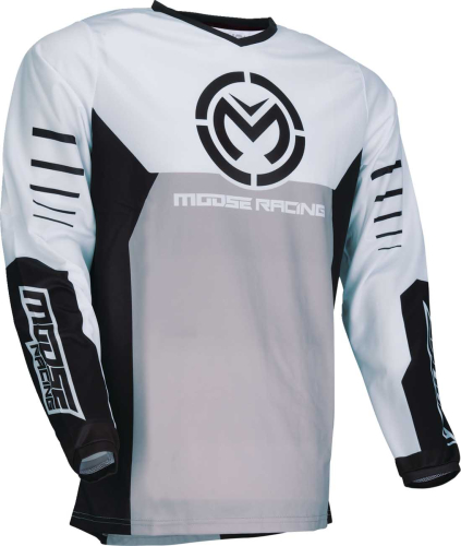 Moose Racing - Moose Racing Qualifier Jersey - 2910-8154 - Black/White - X-Large