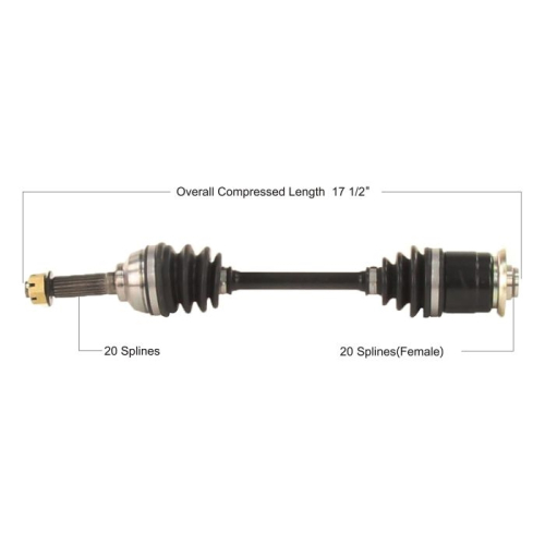 TYTANEUM - TYTANEUM OE Style CV Axle - SUZ-7012