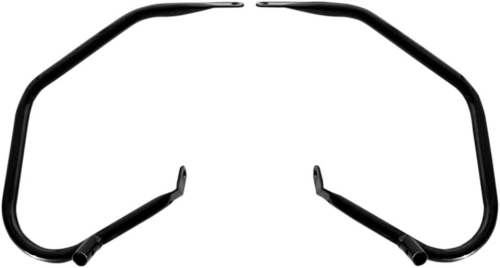 Drag Specialties - Drag Specialties Low-Profile Saddlebag Guards - Gloss Black - 0505-1566