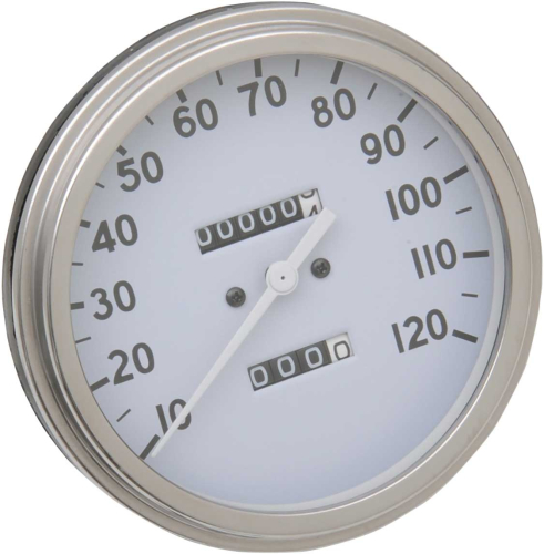 Drag Specialties - Drag Specialties 5in. Dash Mount 2:1 Speedometer - 36-40 Face - 72758M-BX33