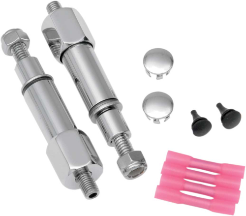 Drag Specialties - Drag Specialties Chrome Rear Turn Signal Relocation Kit - 2020-0412