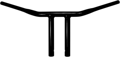 Drag Specialties - Drag Specialties 1-1/4in. Buffalo T-Bar w/ Straight Risers - 8in. - Black - 0601-2263