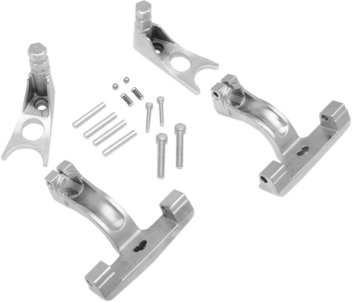 Drag Specialties - Drag Specialties Passenger Floorboard Mount Kit - Chrome - P17-0411C