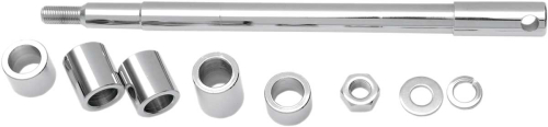 Drag Specialties - Drag Specialties Chrome Axle Kit - Front - 16-0250-BC