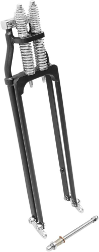 Drag Specialties - Drag Specialties Springer Fork - Black - +4in. - 0401-0081