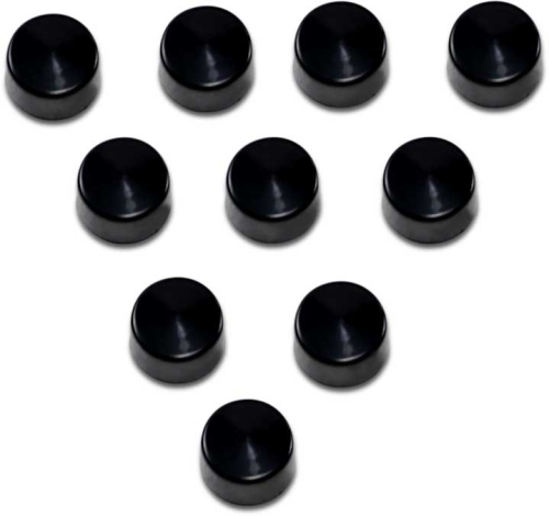 Drag Specialties - Drag Specialties Individual Black Bolt Cover - 3/8in. Allen head bolt (5 /16in. wrench size) - 2402-0155
