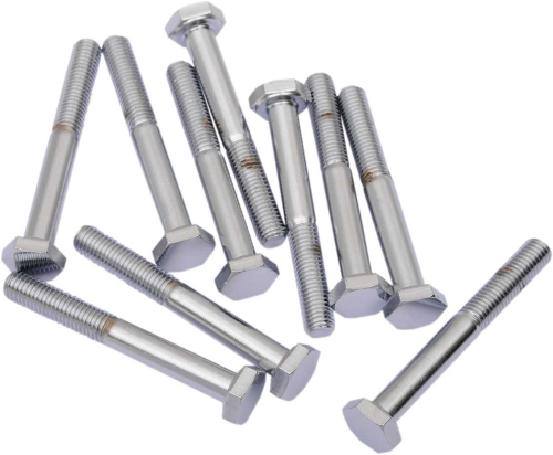 Drag Specialties - Drag Specialties Fine-Thread Hex-Head Bolts - 1/4in.-28 x 2in. - MPB144