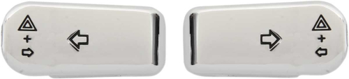 Drag Specialties - Drag Specialties Turn Signal Switch Extensions - Chrome - 2106-0363