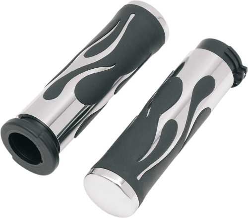 Drag Specialties - Drag Specialties Flamed Grips - 0630-0613