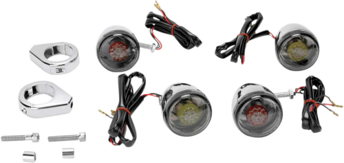 Drag Specialties - Drag Specialties Custom Deuce-style Turn Signal Kit - 12-0212