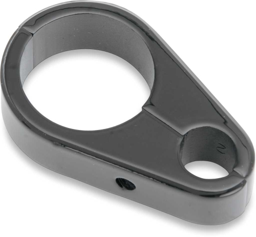 Drag Specialties - Drag Specialties Die-Cast Clutch Cable Clamp - 1in. - Black - 11-0053GB