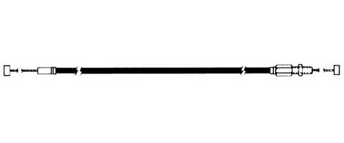 SP1 - SP1 Single Throttle Cable for Mikuni 28mm to 34mm Carburetors - 05-138