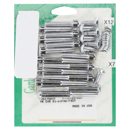 Gardner-Westcott - Gardner-Westcott Primary Chrome Steel Socket-Head Bolt Kit - P-10-24-08N