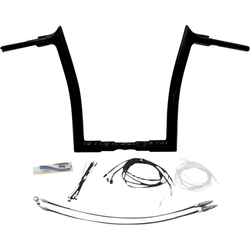 Fat Baggers, Inc. - Fat Baggers, Inc. 1-1/2in. EZ Install Pointed Top Handlebar Kit - Black - 809614-B