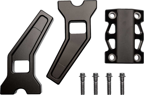 LA Choppers - LA Choppers 1in. Pullback Riser Kit - 6in. - Raw Aluminum - LA-7471-06Z