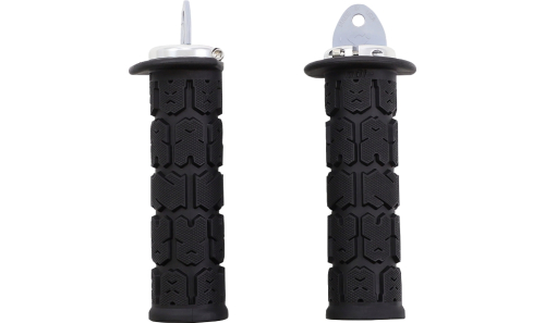 ODI - ODI Rogue ATV/PWC Grips - Black/Silver - J33RGB-S