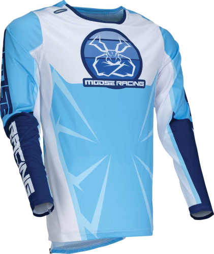 Moose Racing - Moose Racing Agroid Jersey - 2910-8134 - Blue/White - X-Large