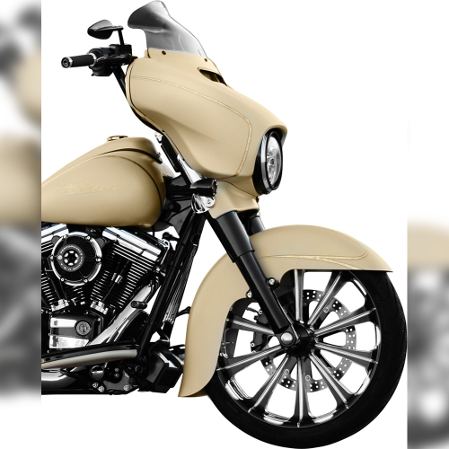 Klock Werks - Klock Werks Flare Windshield - 8.5in. - Dark Smoke - KWW-01-0210-2014
