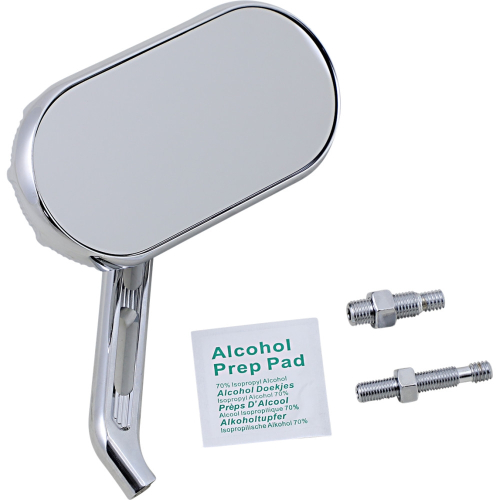 Arlen Ness - Arlen Ness Caged Series Sidekick Mirror - Right - Chrome - 510-003