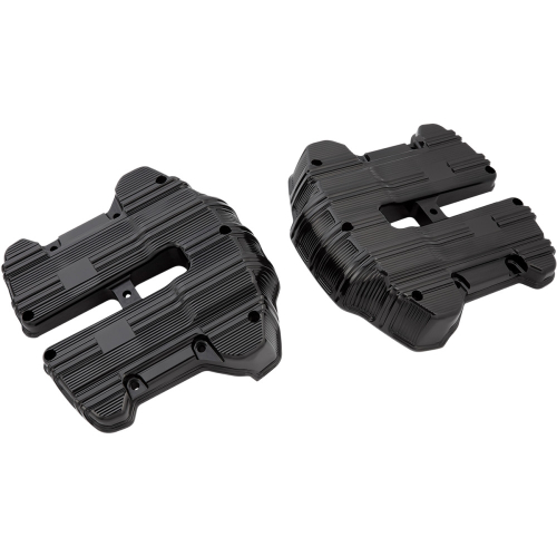 Arlen Ness - Arlen Ness 10-Gauge Rocker Box Top Cover - Black Anodized - 18-266