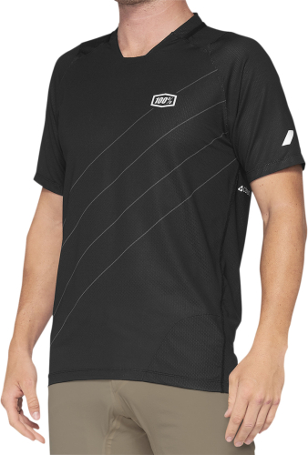 100% - 100% Celium Jersey - 41204-290-11 - Gray/Black - Medium