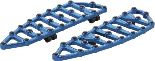 Arlen Ness - Arlen Ness MX Driver Floorboard - Blue - 410-009