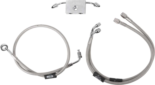 LA Choppers - LA Choppers Stainless Brake Line - Mini Ape Hangers - LA-8154B08