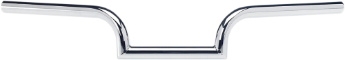 Biltwell Inc. - Biltwell Inc. 1in. Mustache Slotted Handlebar - Chrome - 6013-1056