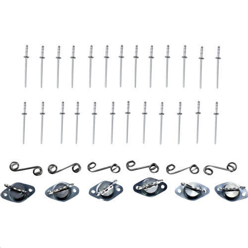Cycle Performance - Cycle Performance Quick-Fasin Kit - Winged Fastener Self-Ejecting with Springs - CPP/9027