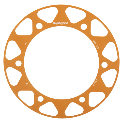 Supersprox - Supersprox Edge Disc Insert - 46T Rear Sprocket - Gold - RACD2453-46-GLD