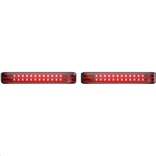 Custom Dynamics - Custom Dynamics Probeam Sequential LED Saddlebag Light - Gloss Black With Smoke Lens - PB-SBSEQ-SS6-BS