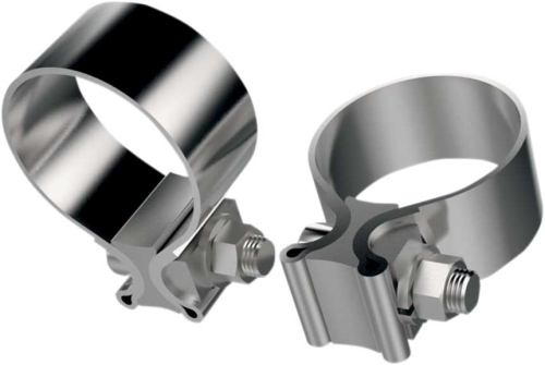 Khrome Werks - Khrome Werks Stainless Steel Muffler Clamps - 203030