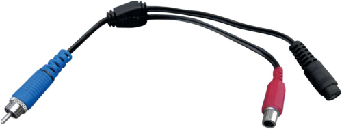 Gears - Gears Heated Visor Male RCA Socket to Female Coax and Female RCA Socket - 100285-1