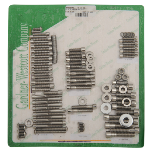 Gardner-Westcott - Gardner-Westcott Motor Stainless Steel Socket-Head Bolt Kit - SP-88-79