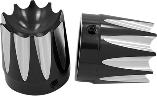 Avon Grips - Avon Grips Excalibur Axle Nut Covers - 1in. - Black - AXL-EX-ANO-TOUR