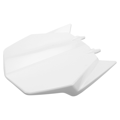 UFO Plastics - UFO Plastics Front Number Plate - White - HU03343-041