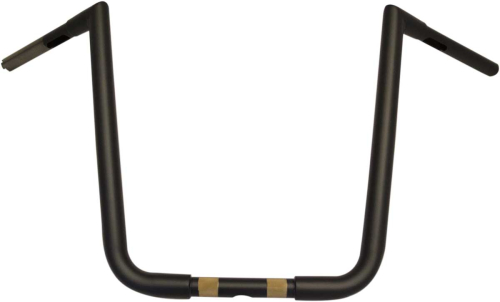 LA Choppers - LA Choppers 1-1/4in. Big Twin Peaks Handlebar - 16in. - Flat Black - LA-7360-16M
