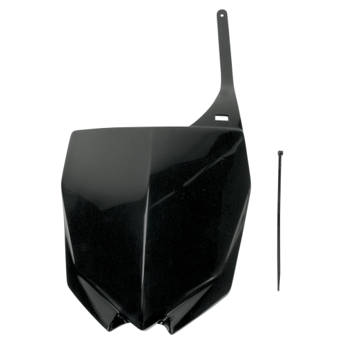 UFO Plastics - UFO Plastics Front Number Plate - Black - YA04813-001