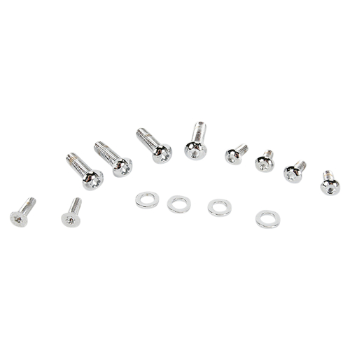 Gardner-Westcott - Gardner-Westcott Chrome Handlebar Lever, Switch Housing and Master Cylinder Torx Bolt Set - C-74-150T